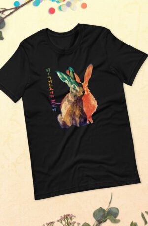 HIGHLAND ZEN HARES Unisex T-Shirt